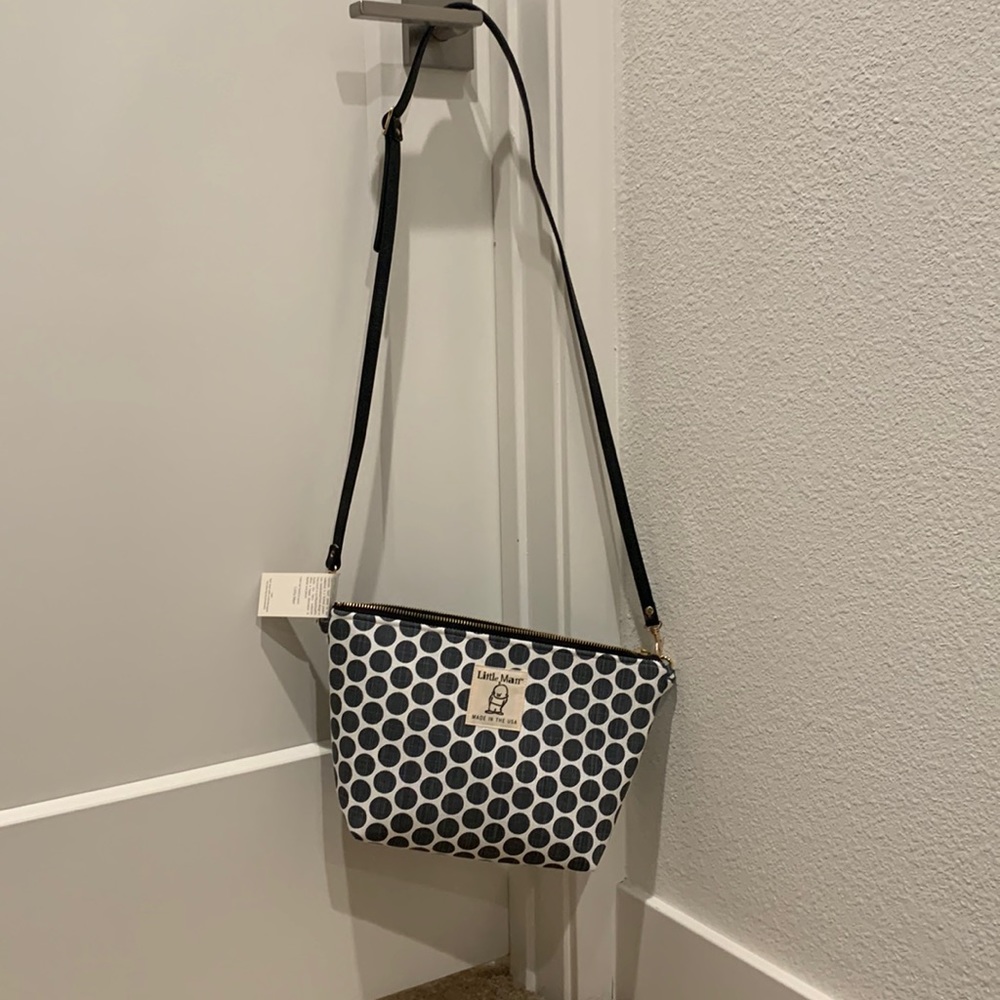 Adorable “Little Man” cross body bag